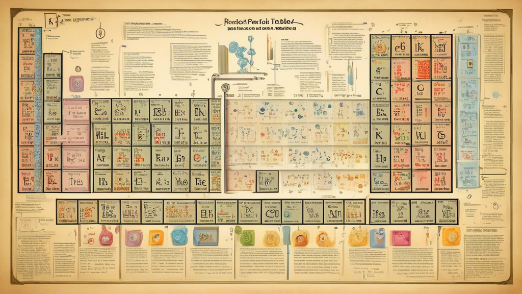 Depict the unraveled secrets of the periodic table.